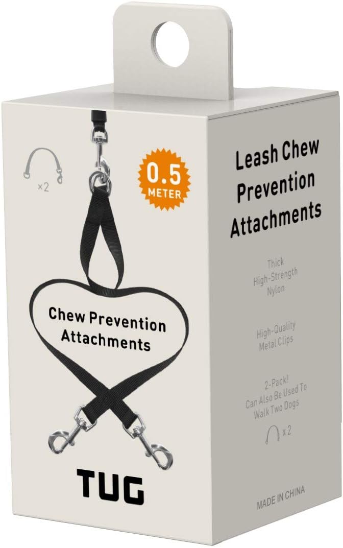 Anti-Chew Leash Extension for Retractable Leashes (2 Pack)