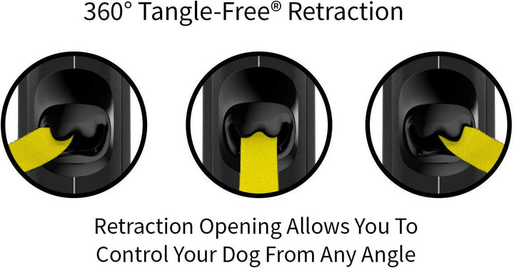 TUG Reflective 360° Tangle-Free Retractable Dog Leash