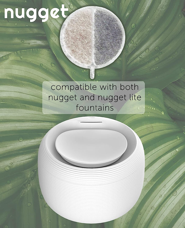 Nugget Pet Drinking Fountain Replacement Filters (fits both Nugget and Nugget Lite) NOT COMPATIBLE WITH NUGGET TANK