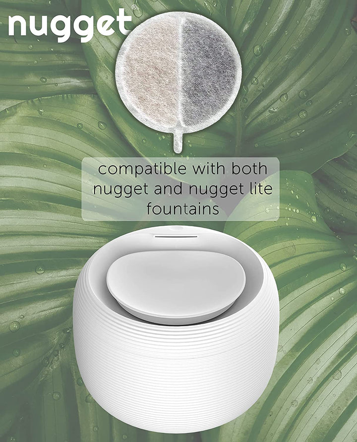 Nugget Pet Drinking Fountain Replacement Filters (fits both Nugget and Nugget Lite) NOT COMPATIBLE WITH NUGGET TANK