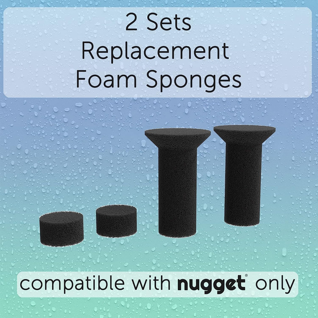 Nugget Premium Replacement Foam/Sponge Muffler (2 Pack) - NOT COMPATIBLE WITH NUGGET TANK
