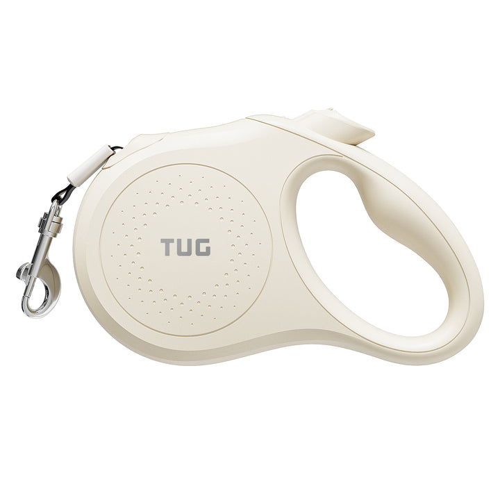 TUG Quest Retractable Dog Leash | 360° Tangle-Free Retraction | 16 ft Strong Nylon Tape