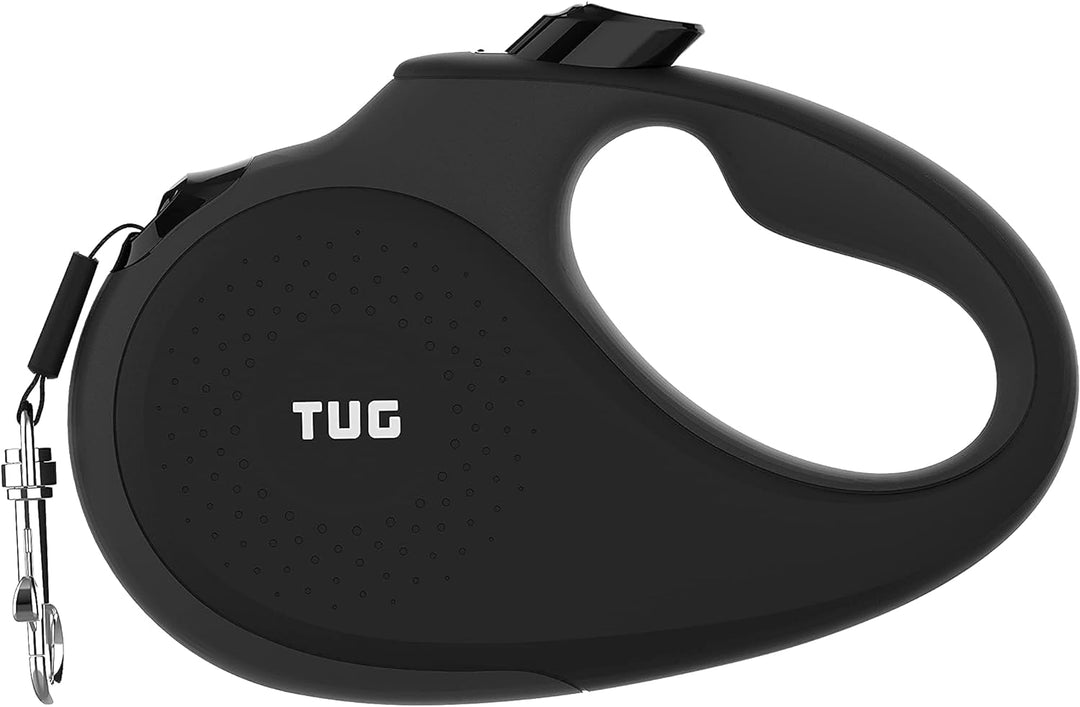 TUG 360° Tangle-Free Original Retractable Dog Leash | One-Handed Brake, Pause, Lock | Anti-Slip Grip