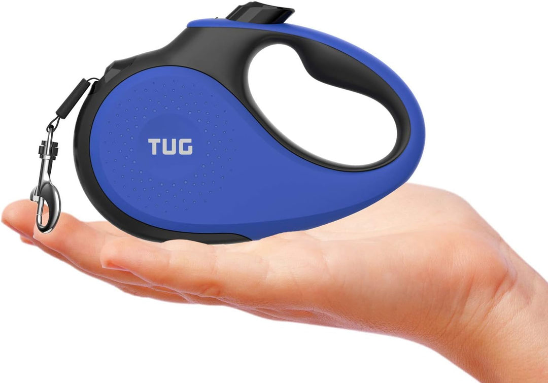 TUG 360° Tangle-Free Original Retractable Dog Leash | One-Handed Brake, Pause, Lock | Anti-Slip Grip