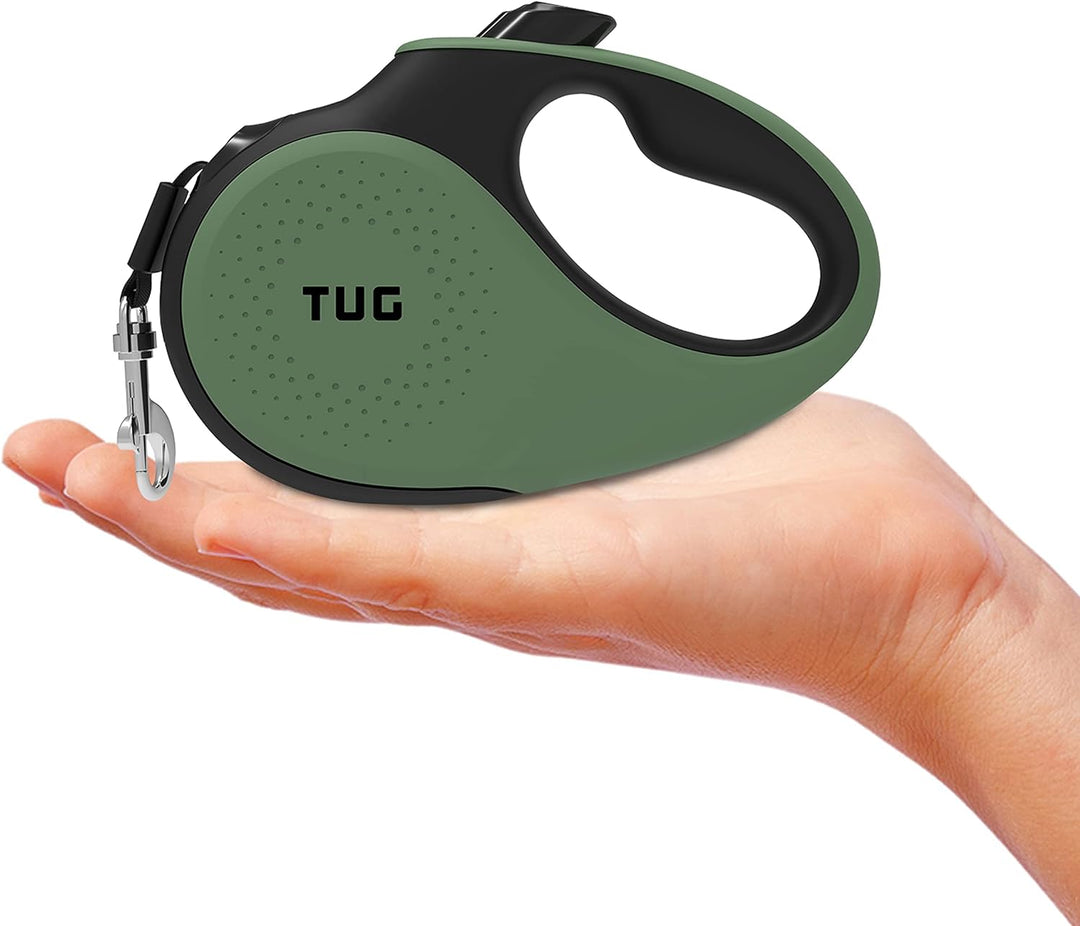 TUG 360° Tangle-Free Original Retractable Dog Leash | One-Handed Brake, Pause, Lock | Anti-Slip Grip