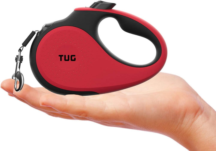 TUG 360° Tangle-Free Original Retractable Dog Leash | One-Handed Brake, Pause, Lock | Anti-Slip Grip