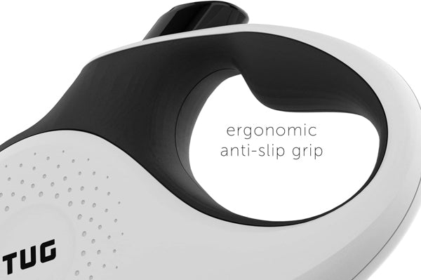 TUG 360° Tangle-Free Original Retractable Dog Leash | One-Handed Brake, Pause, Lock | Anti-Slip Grip