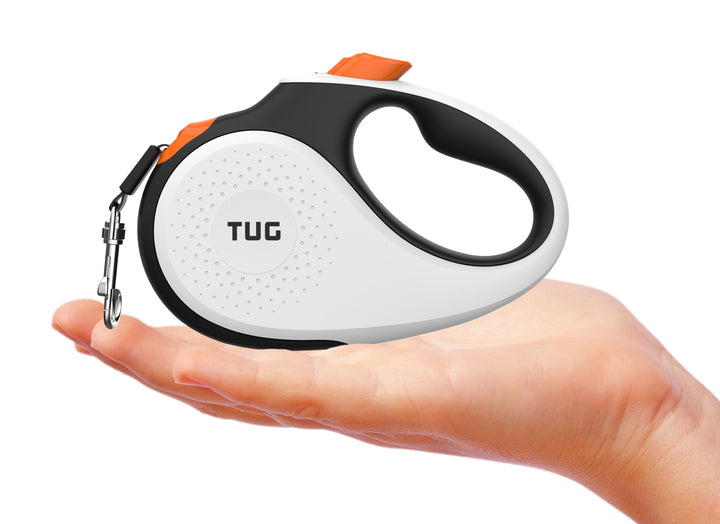 TUG 360° Tangle-Free Original Retractable Dog Leash | One-Handed Brake, Pause, Lock | Anti-Slip Grip