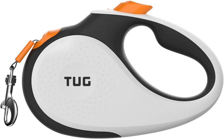 TUG 360° Tangle-Free Original Retractable Dog Leash | One-Handed Brake, Pause, Lock | Anti-Slip Grip