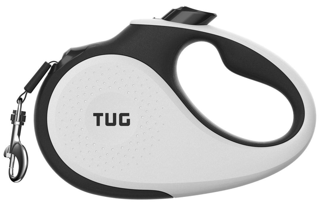 TUG 360° Tangle-Free Original Retractable Dog Leash | One-Handed Brake, Pause, Lock | Anti-Slip Grip