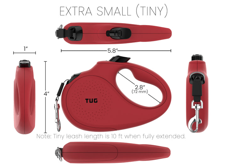 TUG Monochrome 360° Tangle-Free Retractable Dog Leash