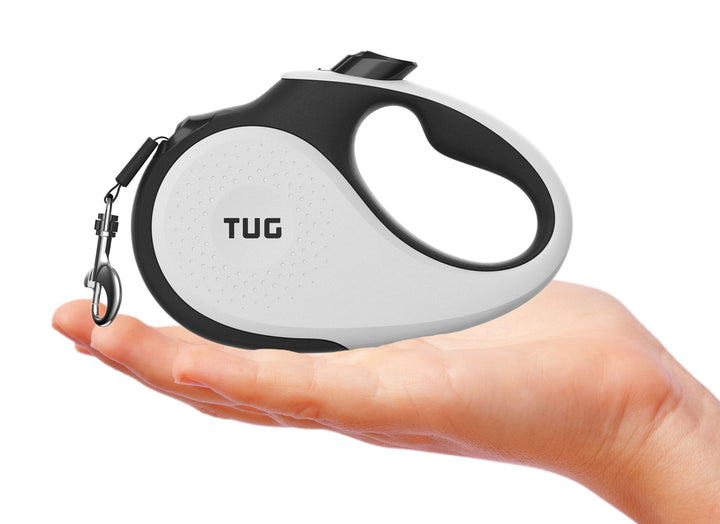TUG 360° Tangle-Free Original Retractable Dog Leash | One-Handed Brake, Pause, Lock | Anti-Slip Grip