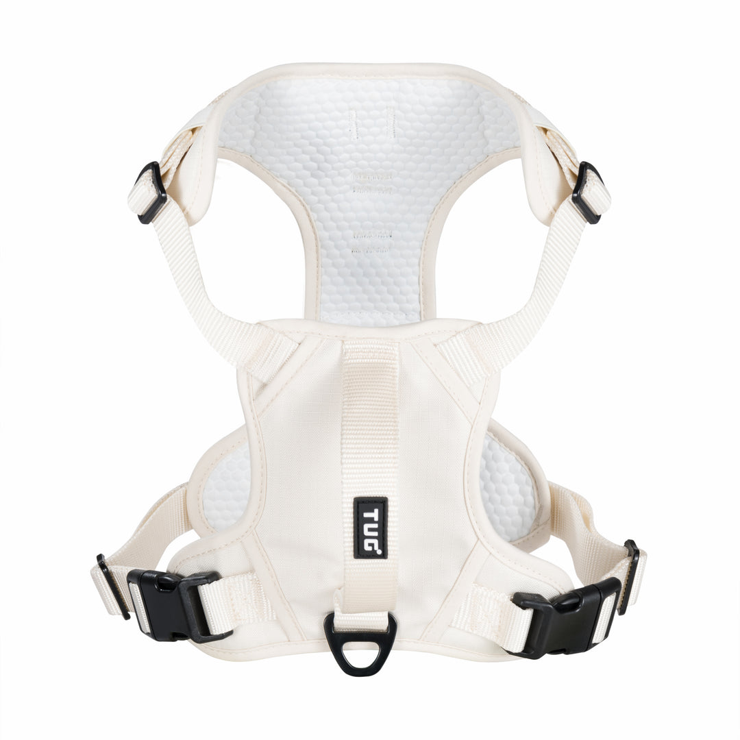 TUG Dog Harness with 2 Leash Connection Points | Adjustable, Padded, Lightweight Harness | Handle on Back | No-Pull Front Clip