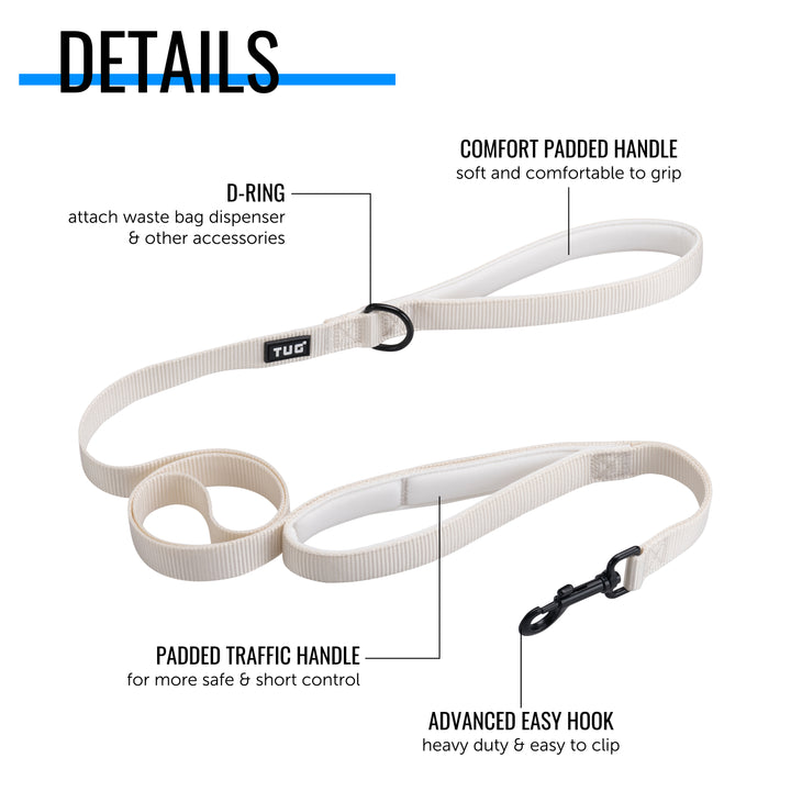 TUG 5 FT Leash with Padded Traffic Handle