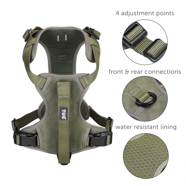 TUG Grab Harness | Integrated Traffic Leash Magnetically Attached for Quick Control