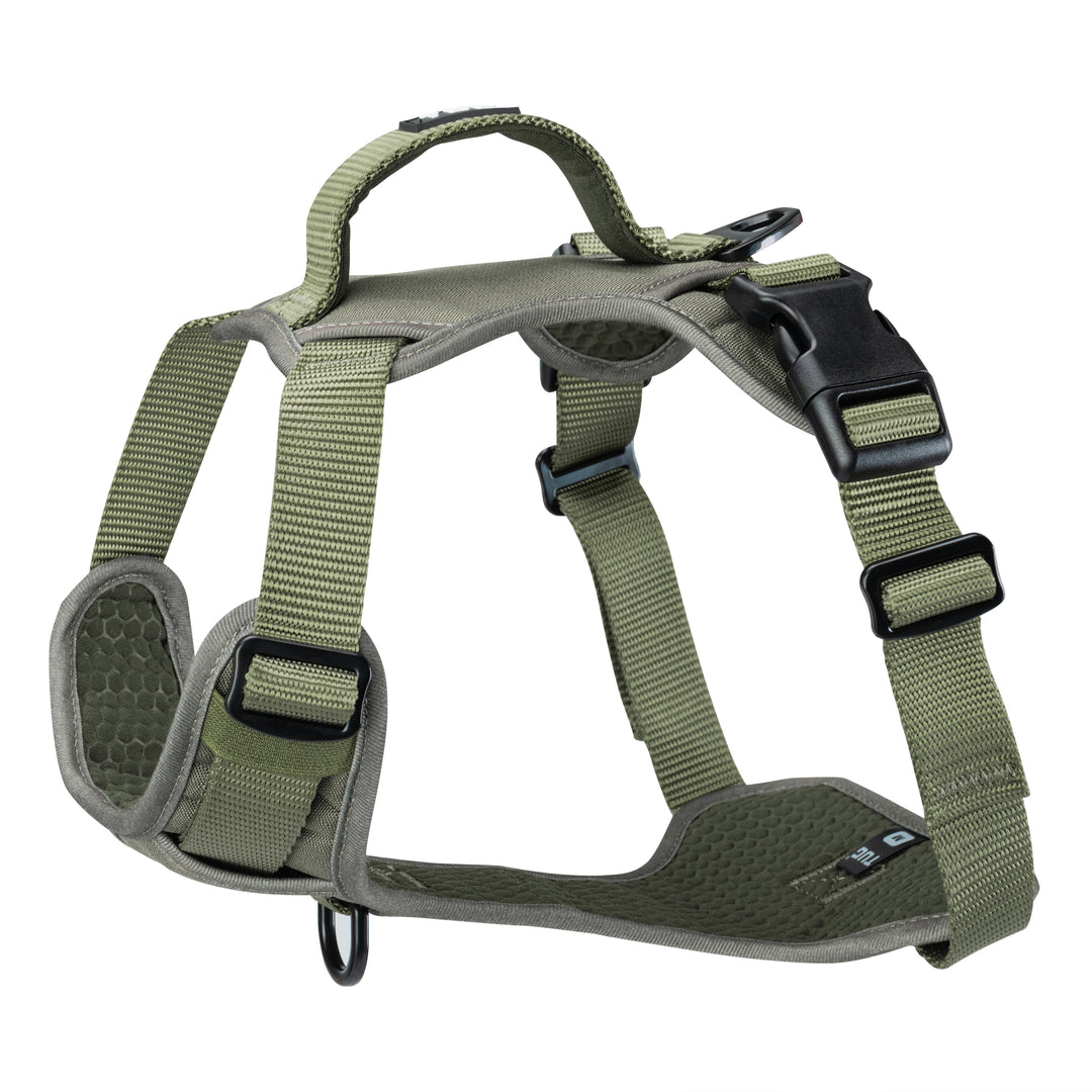 TUG Dog Harness with 2 Leash Connection Points | Adjustable, Padded, Lightweight Harness | Handle on Back | No-Pull Front Clip
