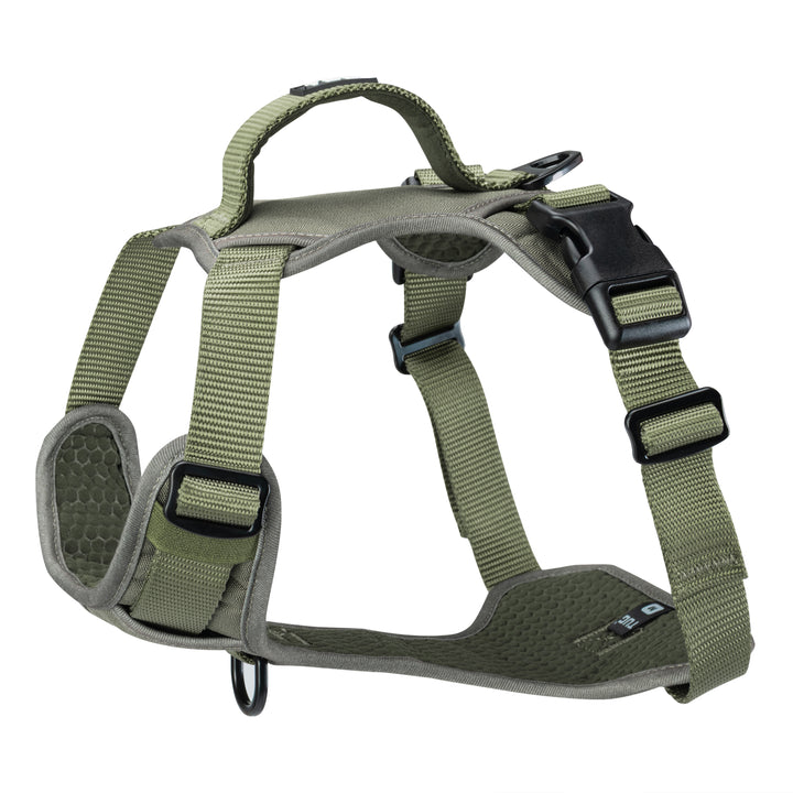 TUG Dog Harness with 2 Leash Connection Points | Adjustable, Padded, Lightweight Harness | Handle on Back | No-Pull Front Clip