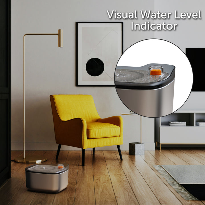 Nugget Tank 4.5 L Water Drinking Fountain for Cats &amp; Dogs | Stainless Steel Cat / Dog Fountain